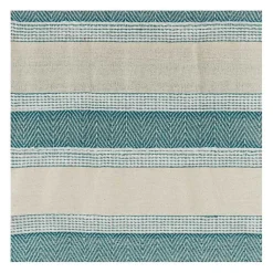 Discount Teal and Natural Colorblock Chevron Throw Blankets & Throws