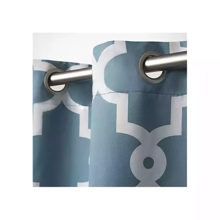 Kirklands Home Curtains & Drapes|Teal Maxwell Blackout Curtain Panel Set, 96 in. Blue