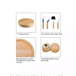 Kirklands Home Serving & Entertaining|Tennessee Tis Cheese Board and Tool Set Tan