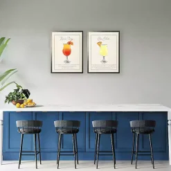 Kirklands Home Framed Art|Tequila Sunrise Framed Art Print Orange