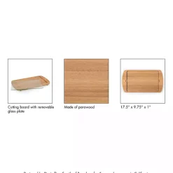 Kirklands Home Serving & Entertaining|Texas A&M Aggies Wood and Glass Serving Board