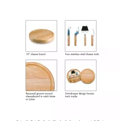 Kirklands Home Serving & Entertaining|Texas A&M University Cheese Board and Tool Set Tan