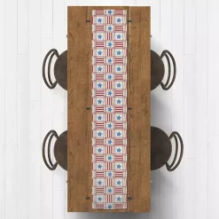 Kirklands Home Table Linens|4th of July Stars & Stripes Table Runner, 90 in.