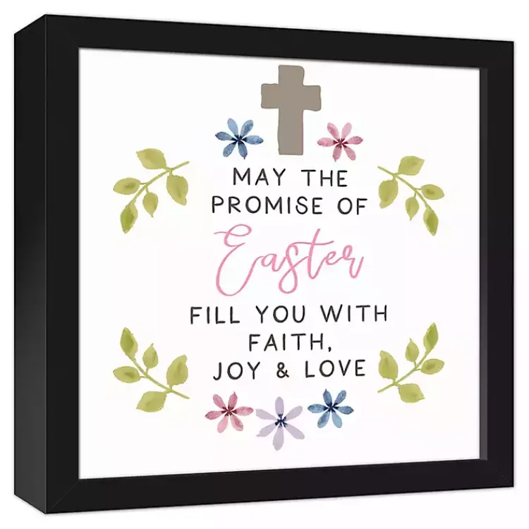Online The Promise of Easter Framed Canvas Print Easter Decorations