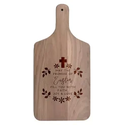 Clearance The Promise of Easter Walnut Cutting Board Easter Decorations