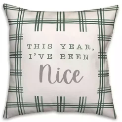 Sale This Year I've Been Nice Christmas Pillow Christmas Pillows