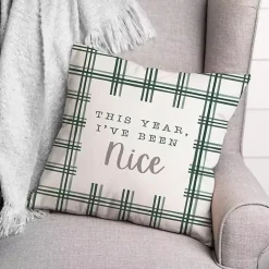 Sale This Year I've Been Nice Christmas Pillow Christmas Pillows