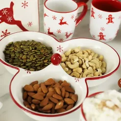 Kirklands Home Serving & Entertaining|Three-Section Christmas Serving Platter