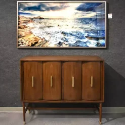 Kirklands Home Framed Art|Tidal Motion Framed Tempered Glass Print