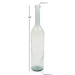 Tinted Farmhouse Glass Bottle Vase Vases