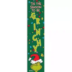Best Tis the Season to Be Grinchy Porch Board Outdoor Christmas Decorations