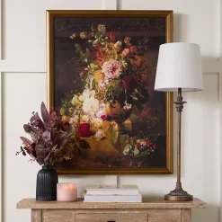 Kirklands Home Framed Art|Traditional Floral Still Life Framed Art Print Multi