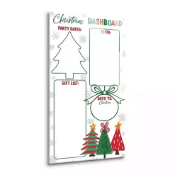 Traditional Wonderland Dashboard Dry Erase Board Christmas Art & Wall Decor