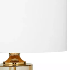 Kirklands Home Table Lamps|Translucent Orange Glass Shade Table Lamp White