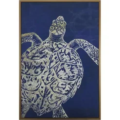 Kirklands Home Framed Art|Turtle Sea Creature Framed Art Print