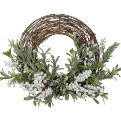 New Twig and Frosted Berry Wreath Christmas Wreaths