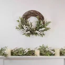 New Twig and Frosted Berry Wreath Christmas Wreaths