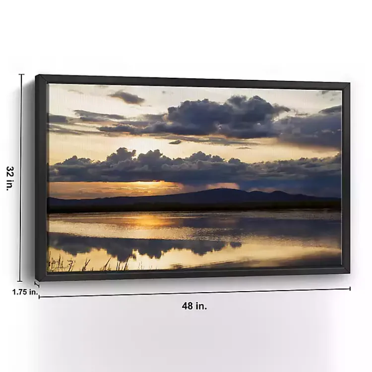 Kirklands Home Framed Art|Twilight Symphony Framed Giclee Canvas Art Print