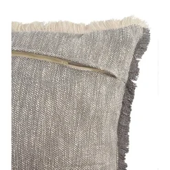 Two-Tone Gray Woven Accent Pillow Pillows