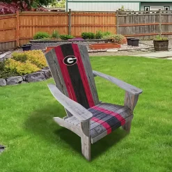 Kirklands Home Outdoor Seating|University of Georgia Adirondack Outdoor Chair Brown