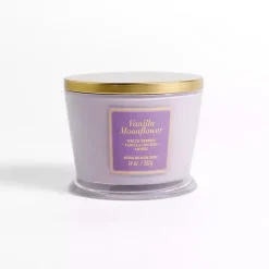 New Vanilla Moonflower 14 oz. 3-Wick Candle Candles