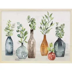 Kirklands Home Framed Art|Vases with Greenery Framed Art Print