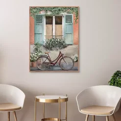 Kirklands Home Framed Art|Velo de Montpellier Framed Canvas Art Print