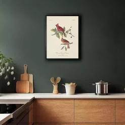 Kirklands Home Framed Art|Vintage Cardinal Birds Framed Art Print