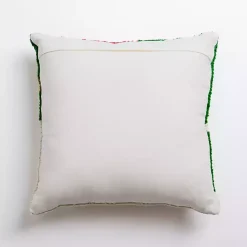 Sale Vintage Cheerful Santa Hooked Christmas Pillow Christmas Pillows