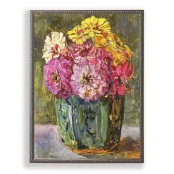 Kirklands Home Framed Art|Vintage Floral IV Beaded Framed Art Print
