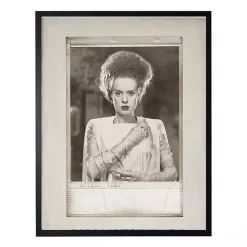 Clearance Vintage Frankenstein Wife Halloween Wall Plaque Halloween