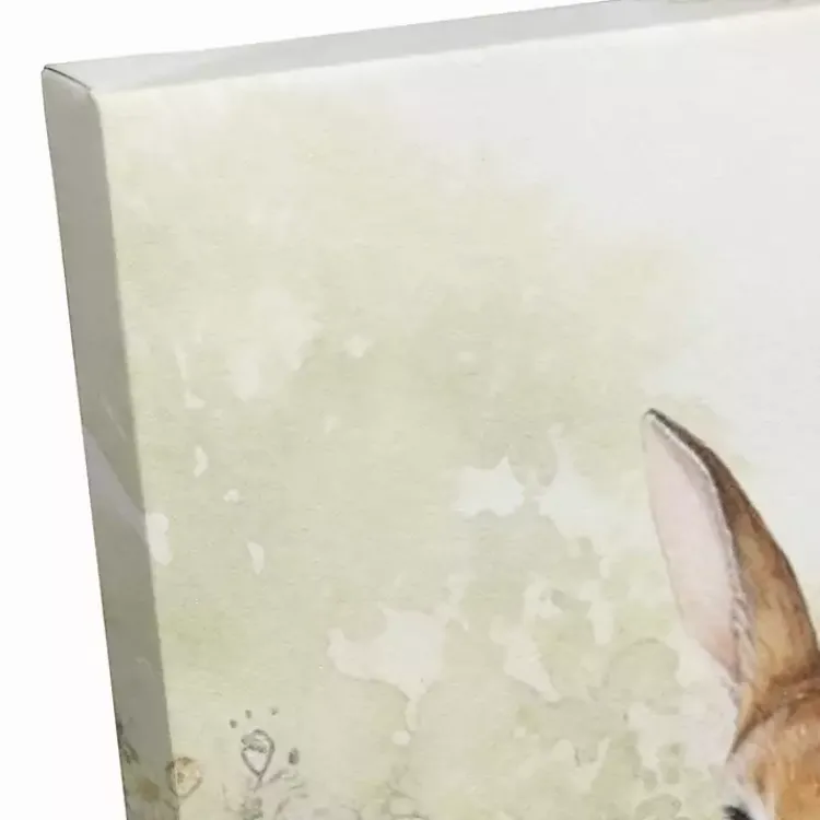 New Vintage Garden Bunny Canvas Art Print Easter Decorations