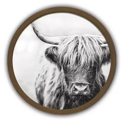 Kirklands Home Framed Art|Vintage Highland Brown Framed Art Print