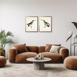 Kirklands Home Framed Art|Vintage Hummingbird II 2-pc. Framed Art Print Set