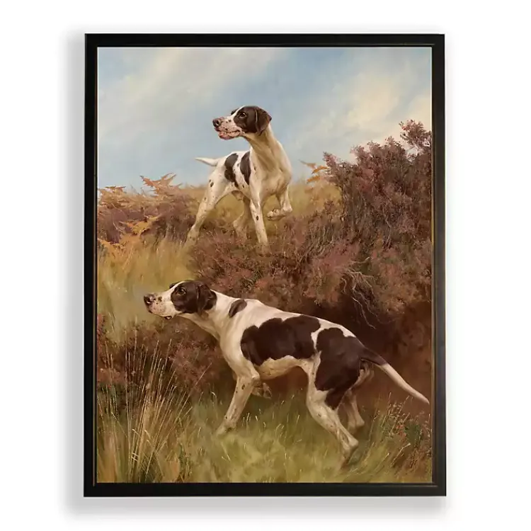 Kirklands Home Framed Art|Vintage Hunting Dogs Framed Art Print