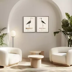 Kirklands Home Framed Art|Vintage Waterbird Facing Left Framed Art Print