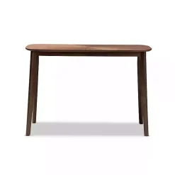 Kirklands Home Console Tables|Walnut Wood Frame Splayed Legs Console Brown