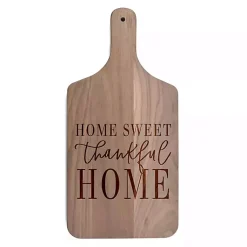 Kirklands Home Serving & Entertaining|Walnut Wood Home Sweet Thankful Home Cutting Board Brown