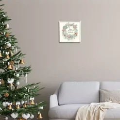 Sale Warm Christmas Greetings Coastal Wall Plaque Christmas Art & Wall Decor