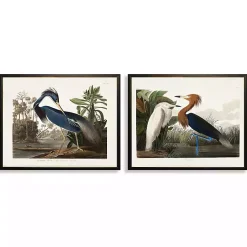 Kirklands Home Framed Art|Water Birds Framed Art Prints, Set of 2 Multi