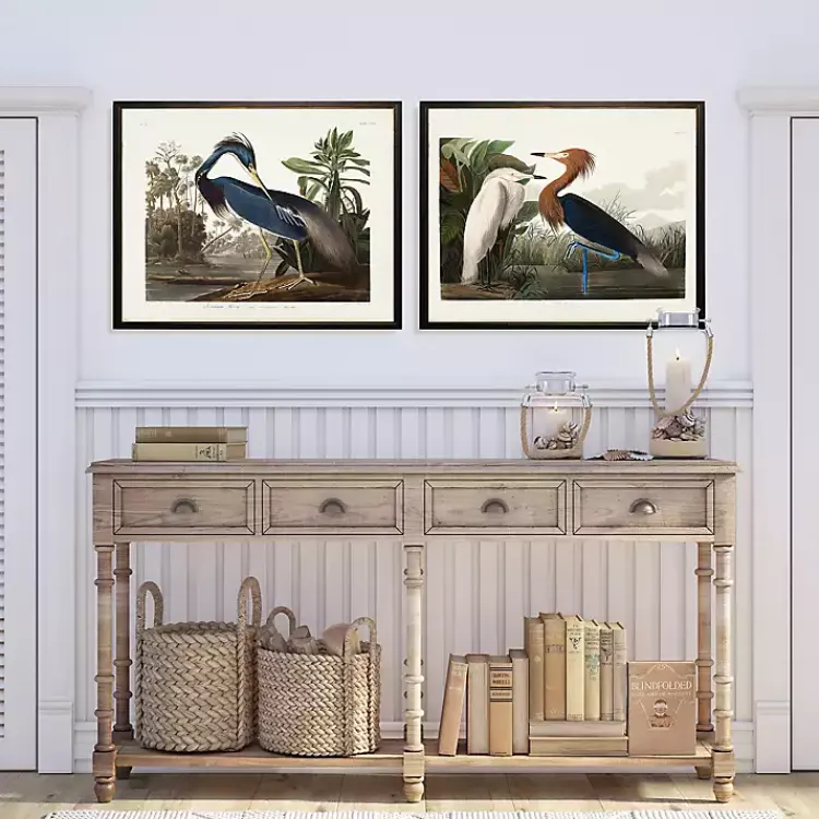 Kirklands Home Framed Art|Water Birds Framed Art Prints, Set of 2 Multi