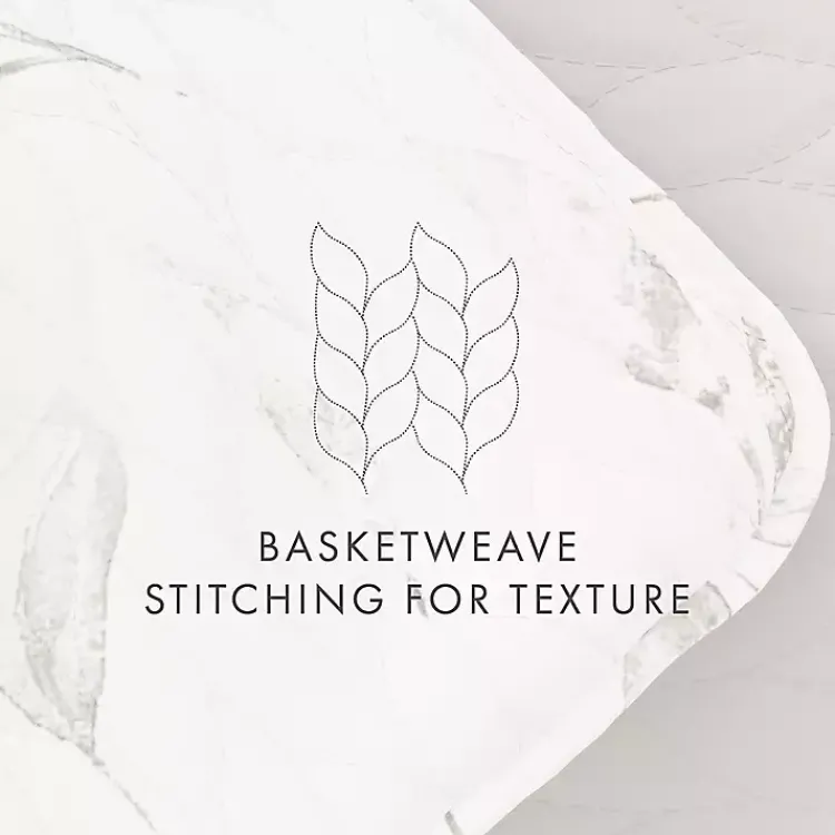 Kirklands Home Quilts|Watercolor Leaves Reversible 2-pc. Twin Quilt Set