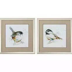 Kirklands Home Framed Art|Watercolor Mountain Framed Art Prints, Set of 2