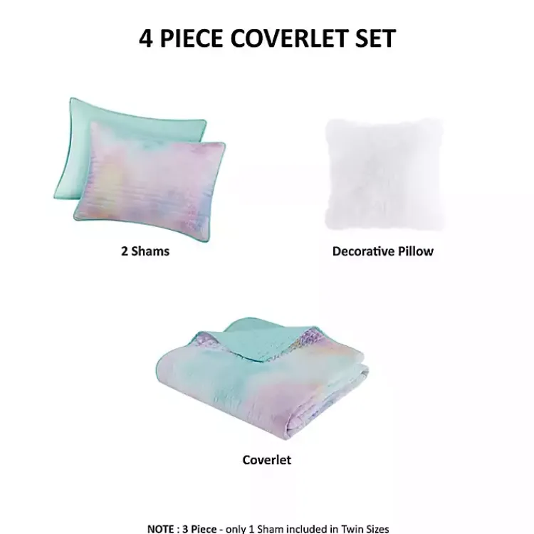 Kirklands Home Quilts|Watercolor Tie-Dye 3-pc. Twin/Twin XL Quilt Set