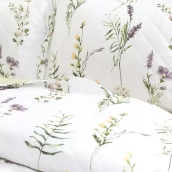 Kirklands Home Quilts|Watercolor Wildflower 3-pc. Full/Queen Quilt Set