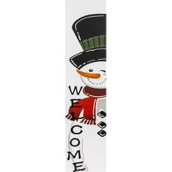 Hot Welcome Snowman Christmas Porch Board Outdoor Christmas Decorations