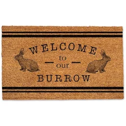 Sale Welcome to Our Burrow Doormat Easter Decorations