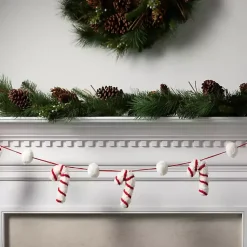 Discount Whimsical Candy Cane Garland Christmas Tree Decorations