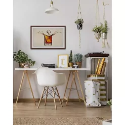 Kirklands Home Framed Art|Whiskey Splash Framed Wall Art