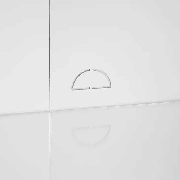 Kirklands Home Cabinets & Sideboards|& Gold Glass Door Storage Cabinet White